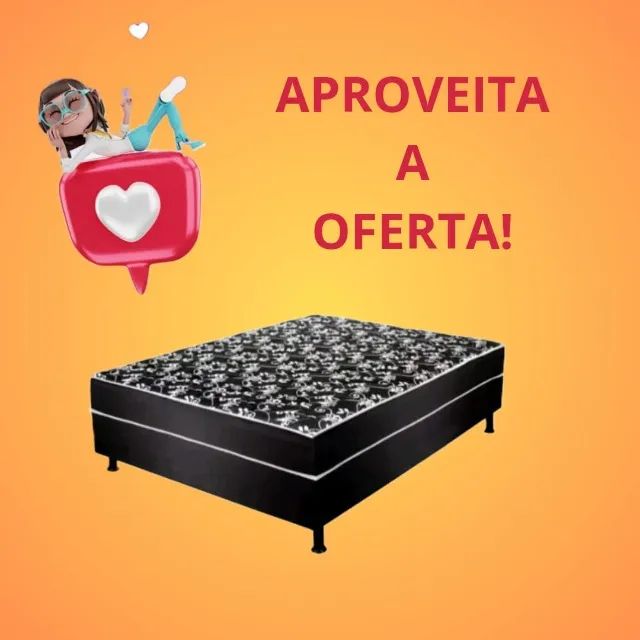 Cama Box casal Top/ Líder em Vendas/Entregamos Hoje/Tenha hoje o seu!/ Pague ao receber