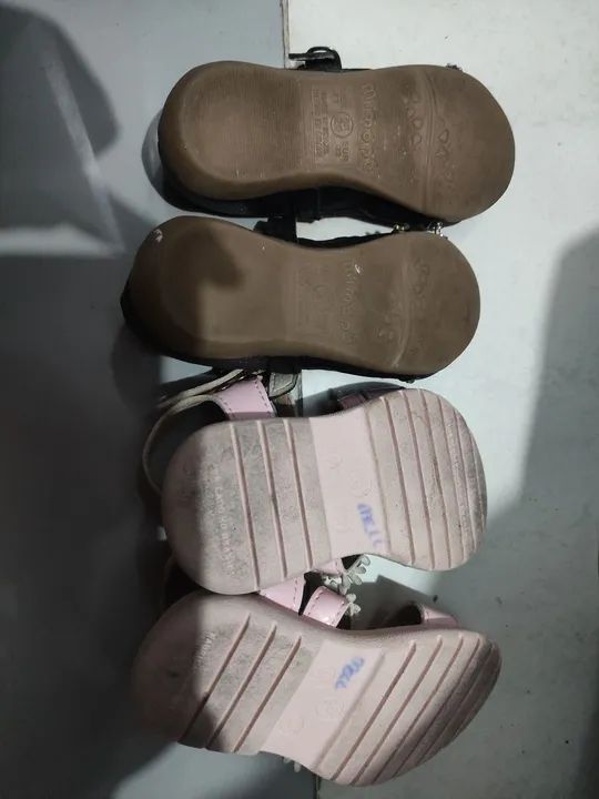 Lotinho Sapato e sandália Bebê - Tamanho 20 ( 15,00 lote) - Foto 4