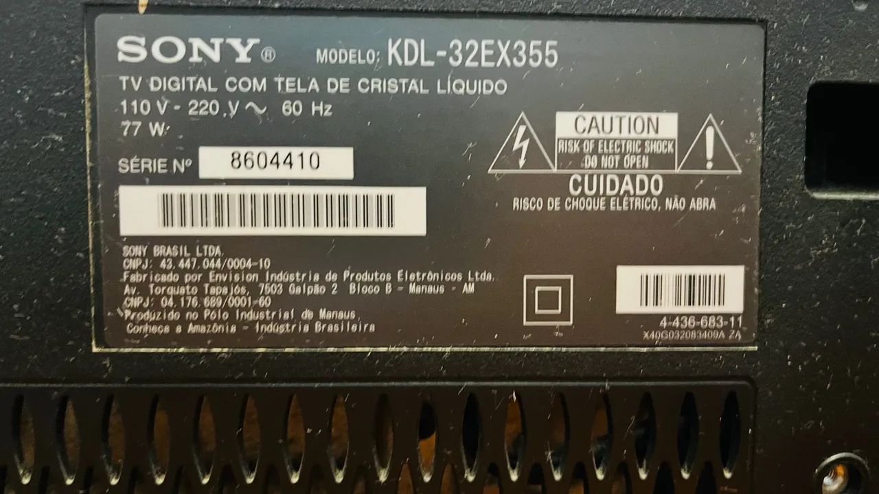 TV Sony Bravia com defeito - Foto 3