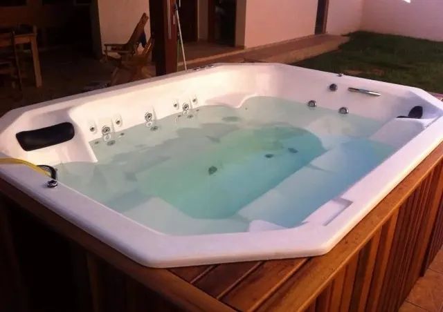 SPA VANCOUVER DE 8 A 10 LUGARES COMPLETO HIDROMASSAGEM AQUECEDOR E CRONOTERAPIA  - Foto 4