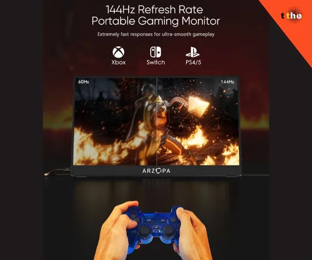 Monitor Portátil Arzopa 15,6" 1920x1080 144Hz - Foto 2