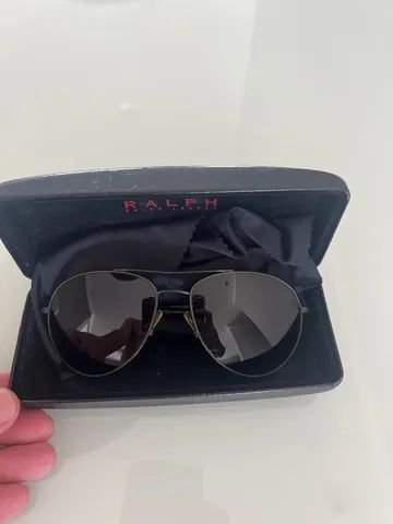 Óculos Aviador Ralph Lauren Original Verde com Case e Flanela - Foto 2