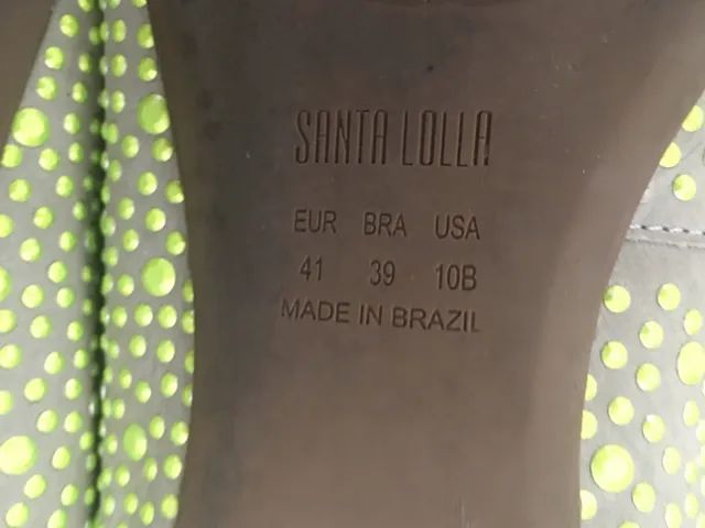 Sapatilha 39 Santa Lolla verde - Foto 5