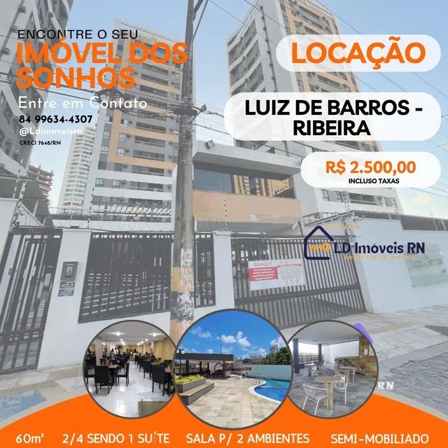 Apartamento para alugar Tirol, Natal RN 1300328136 OLX