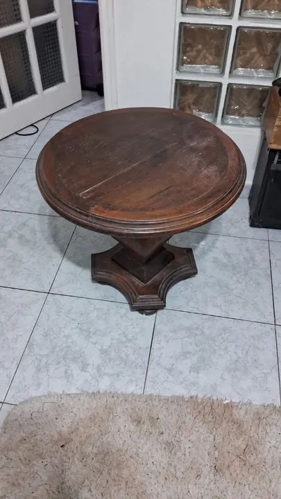 Round Solid Wood Table64985887704963121