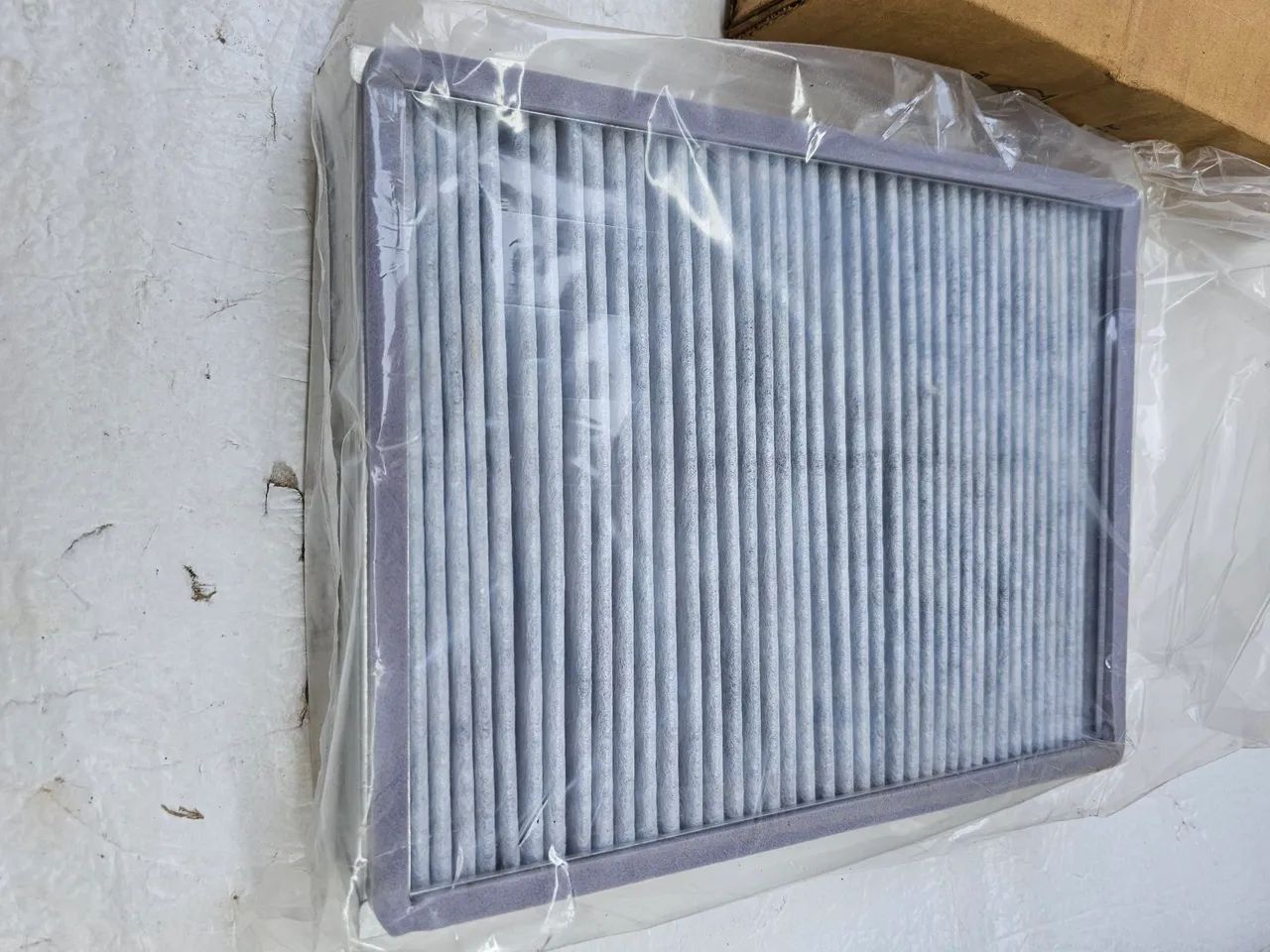 Pa carregadeira caterpillar filtro de ar cabine novo original - Foto 4