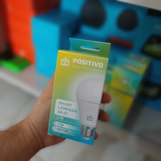Smart Lâmpada Wi-Fi Positivo LED Novo - Foto 2