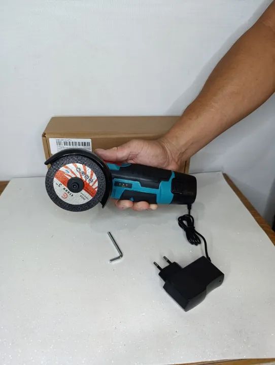 Esmerilhadeira portátil 12v a bateria 