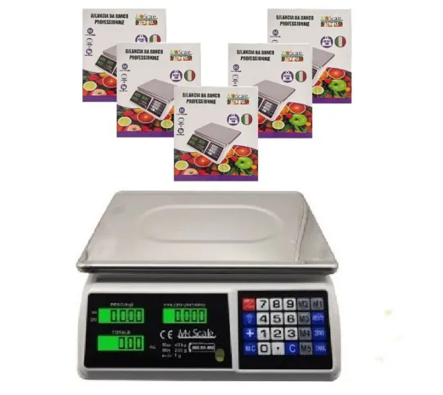 Balança Digital 40kg 1g com Bateria Bivolt (Compra Mínima: 5 Unidades)