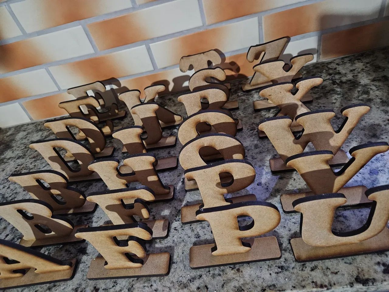 Letras mdf com base - Foto 5