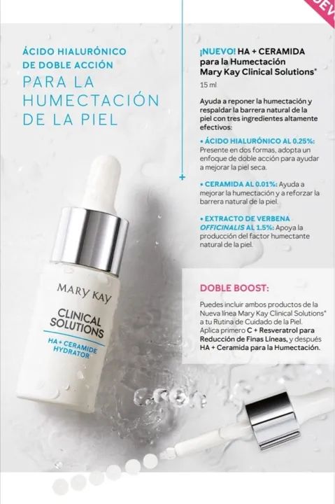 Booster Mary Kay com ácido hialurônico 