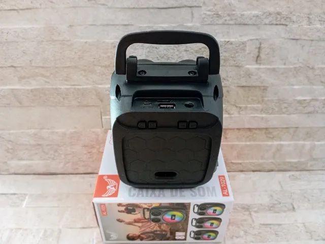 Promoção Caixa Som Bluetooth Usb Portátil Recarregável - Foto 5