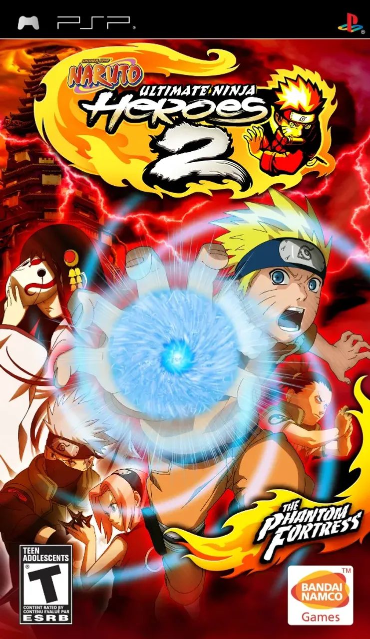 Naruto - Ultimate Ninja Heroes 2 - The Phantom Fortress Versão Japonesa