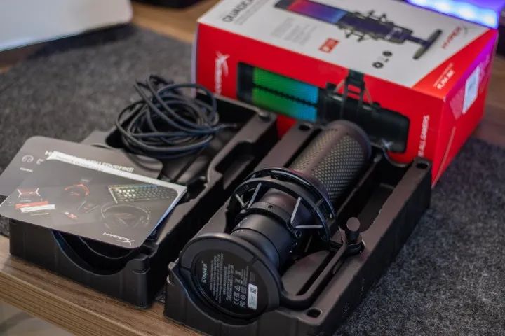 Microfone HyperX Quadcast S RGB ? Condensador com Caixa Original - Foto 5