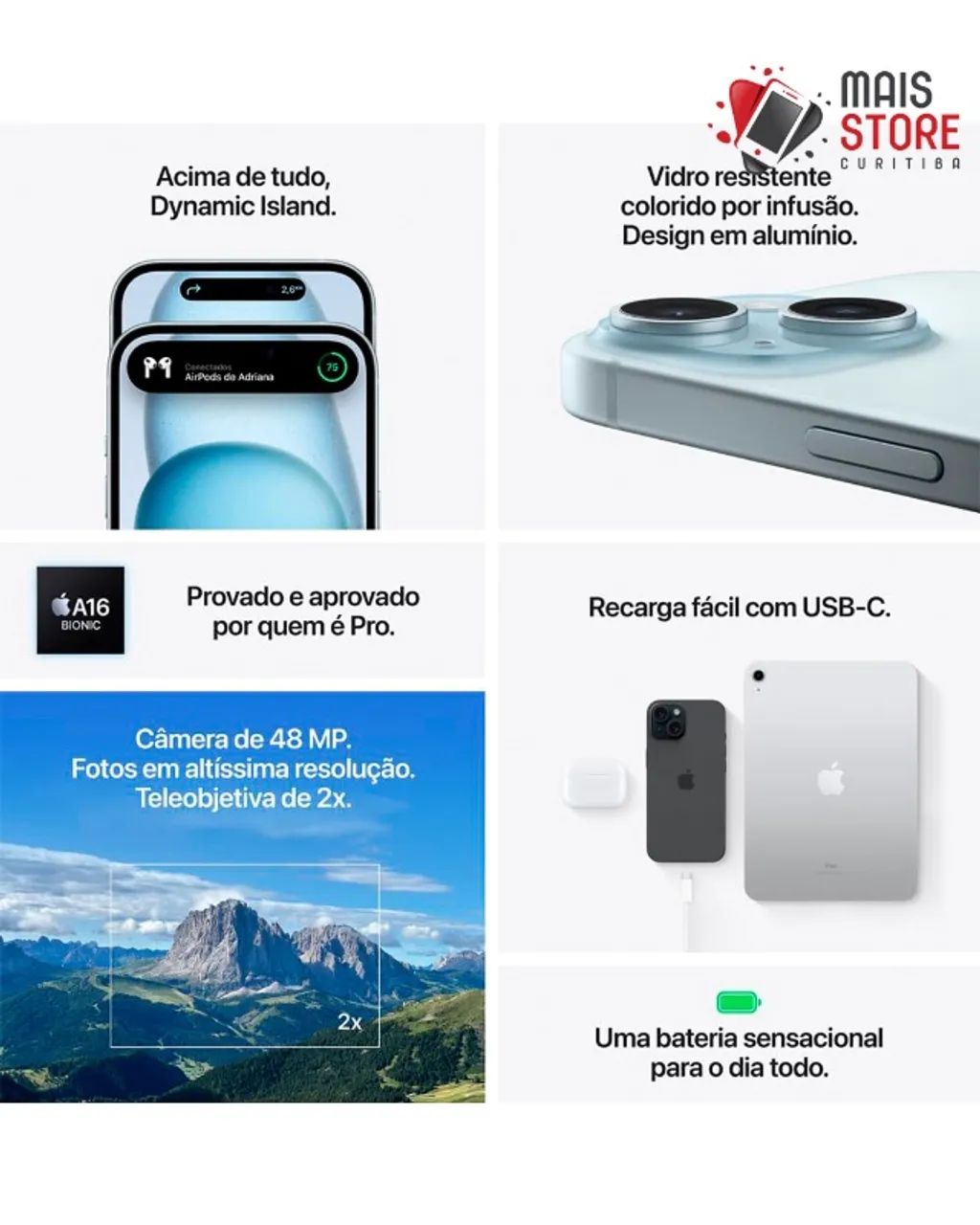 iPhone 15 128gb - Pronta Entrega - Foto 5