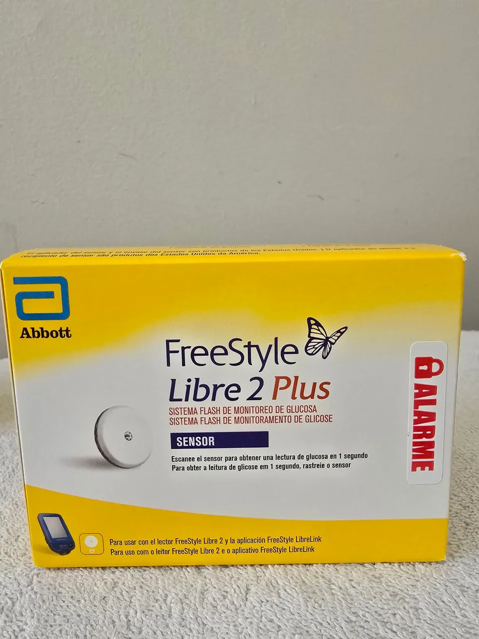 Sensor FreeStyle Libre 2 Plus - Monitoramento de Glicose
