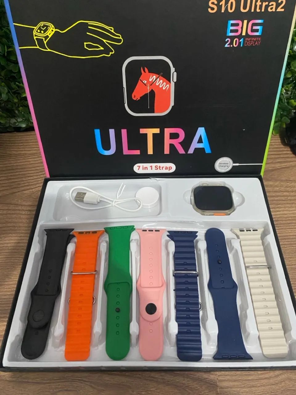 Smartwatch S10 Ultra com 7 pulseiras (NOVO) 
