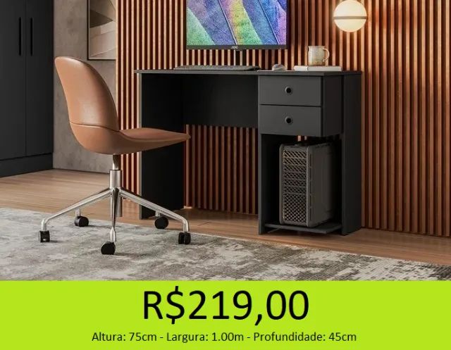 Escrivaninha com gaveta 