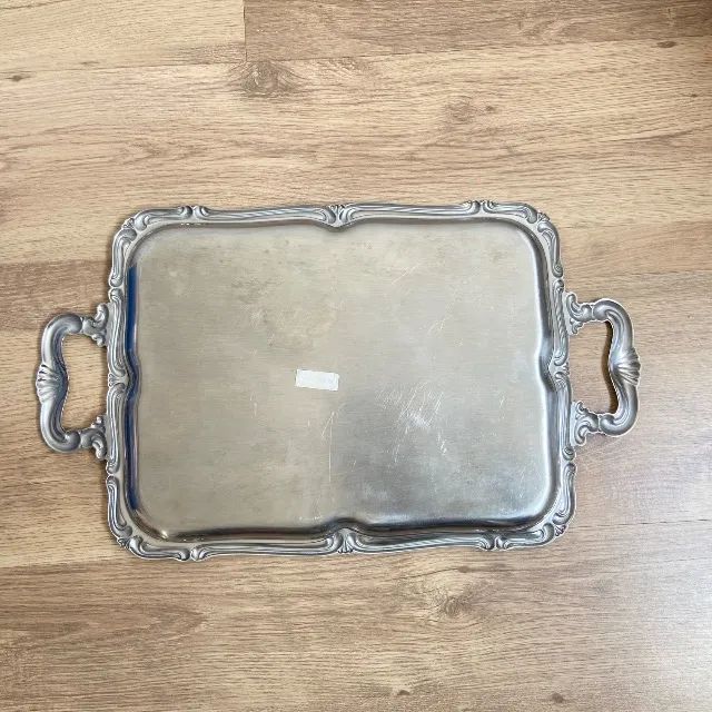 Bandeja em inox, retangular com alça  - Foto 4