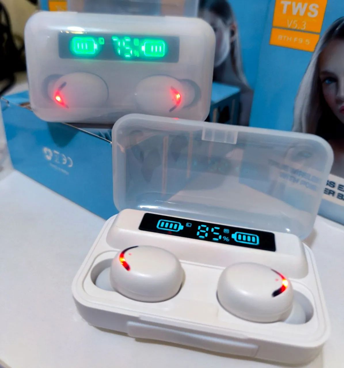 Fones de Ouvido Bluetooth com Power Bank - Foto 5