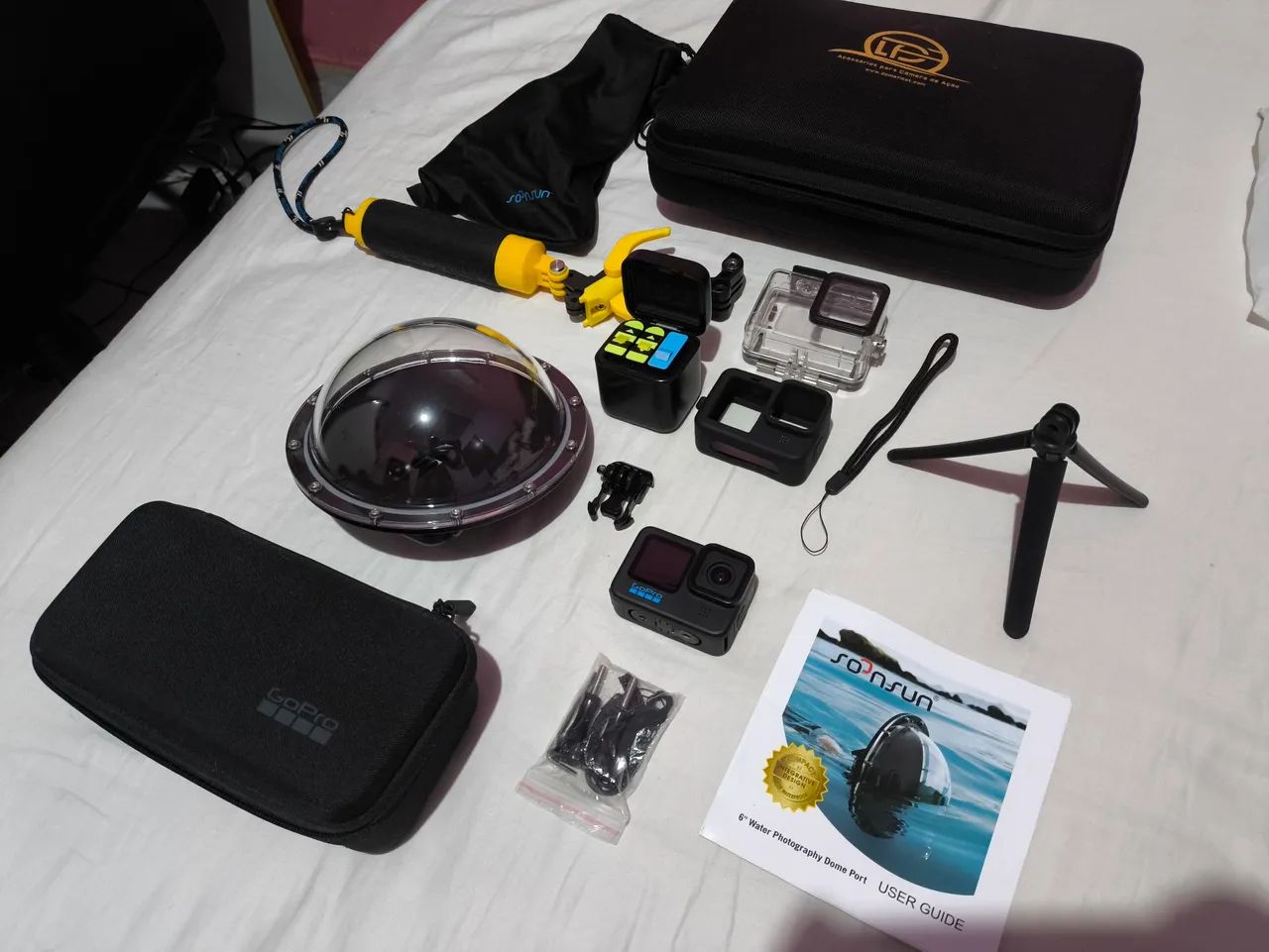 GoPro Hero 10 Black com Dome COMPLETA