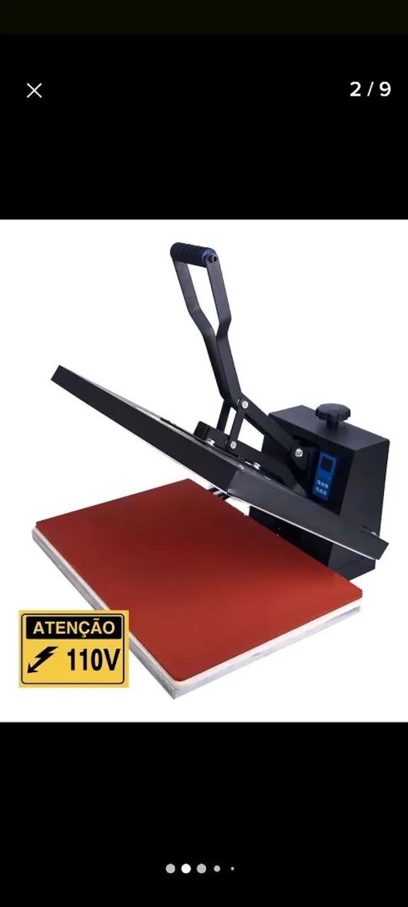 Prensa plana sublimação 