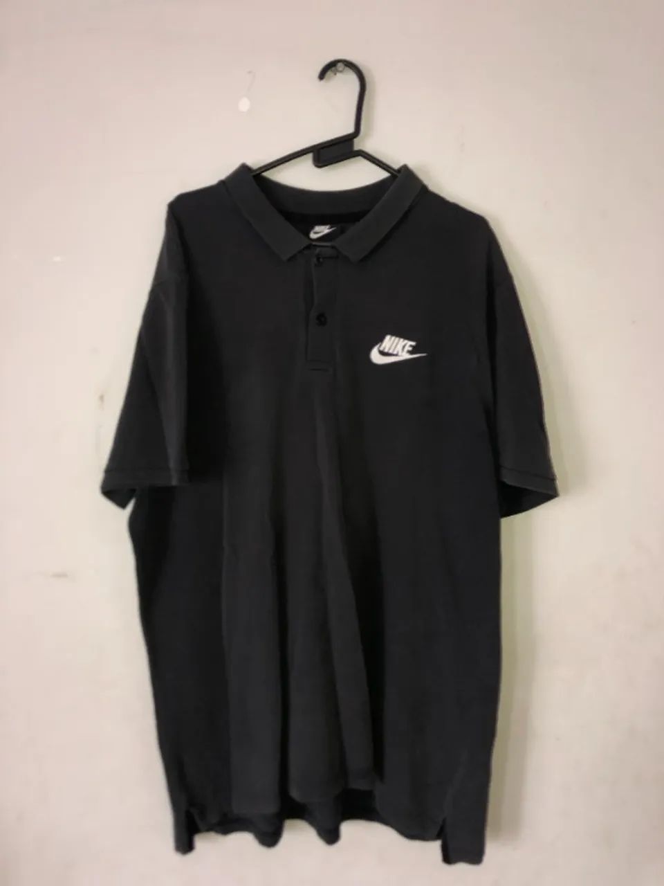 Camiseta Polo Preta Nike Original