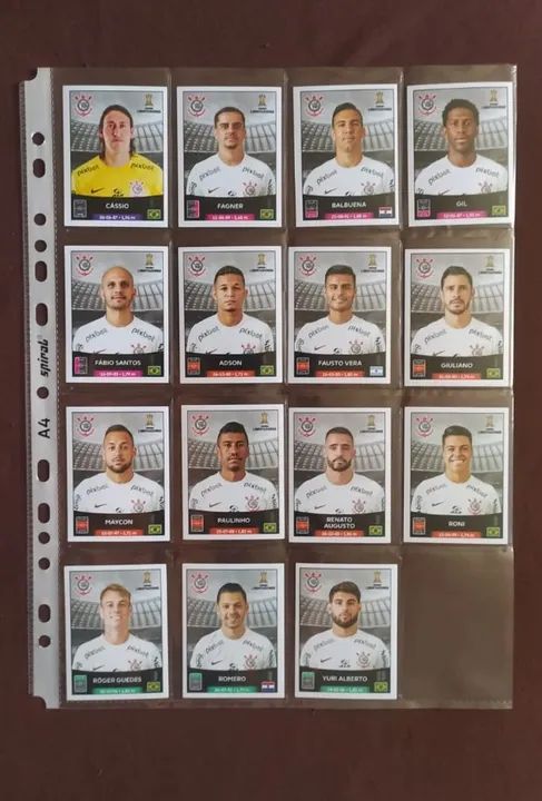 Figurinhas do Corinthians Libertadores 2023