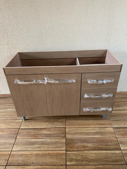 Balcão de pia 1.20cm com corrediças - entrego 