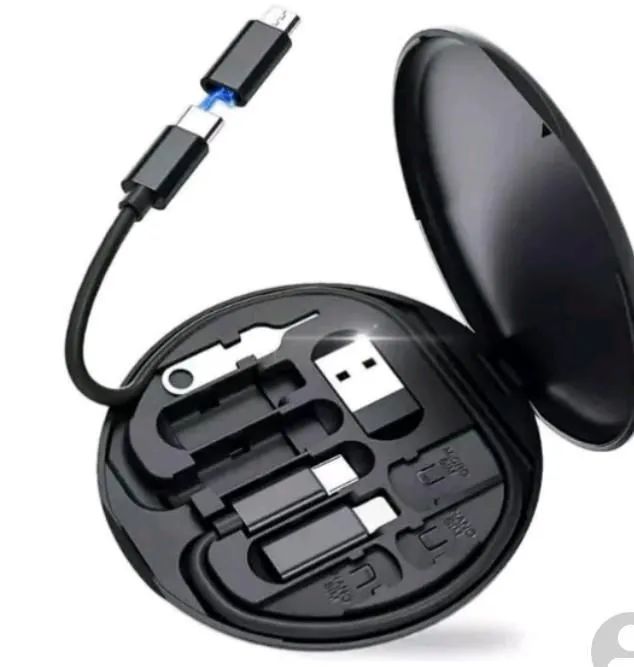 Cabo de dados com carregamento rápido 60 w 3 em 1