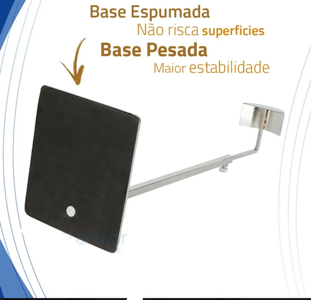 SUPORTE EXPOSITOR GANCHO DE  BOLSA LUXO VITRINE - Foto 4
