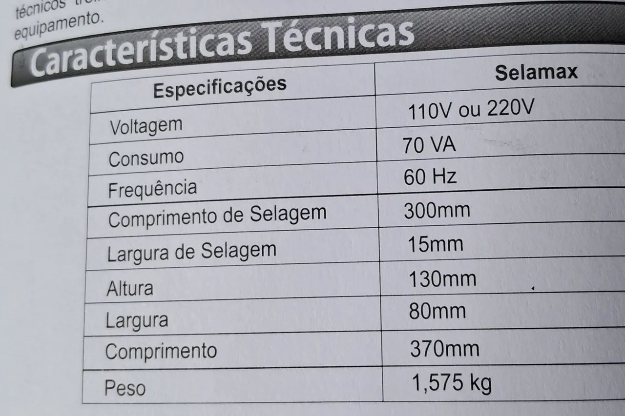 Seladora de Embalagens Ecel Sealamax - Foto 3