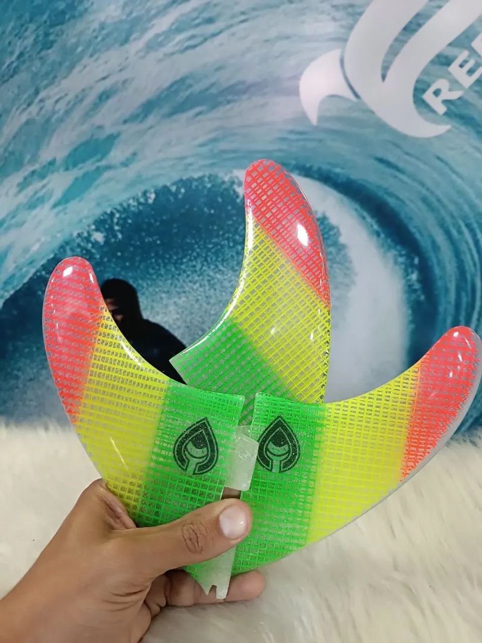 Jogo de Quilhas para Prancha de Surf - Design Exclusivo - Foto 2