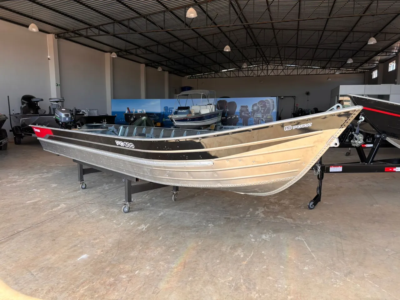 Barco e motor 15hp zero com garantia