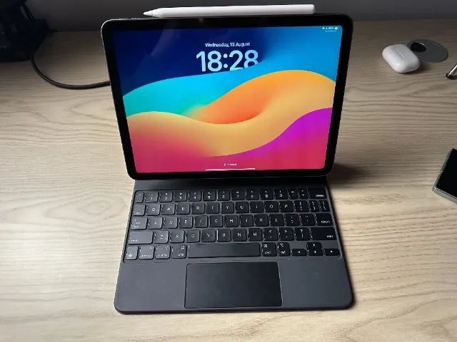 iPadAir第5世代＆applepencil2＆magickeyboard iPad Air (5ª geração) 256 GB Wi-Fi + teclado Apple (Magic Keyboard