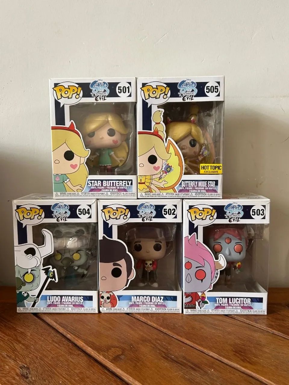 Funko POP! Star vs. Forces of Evil / Star vs. as Forças do Mal - COLEÇÃO COMPLETA