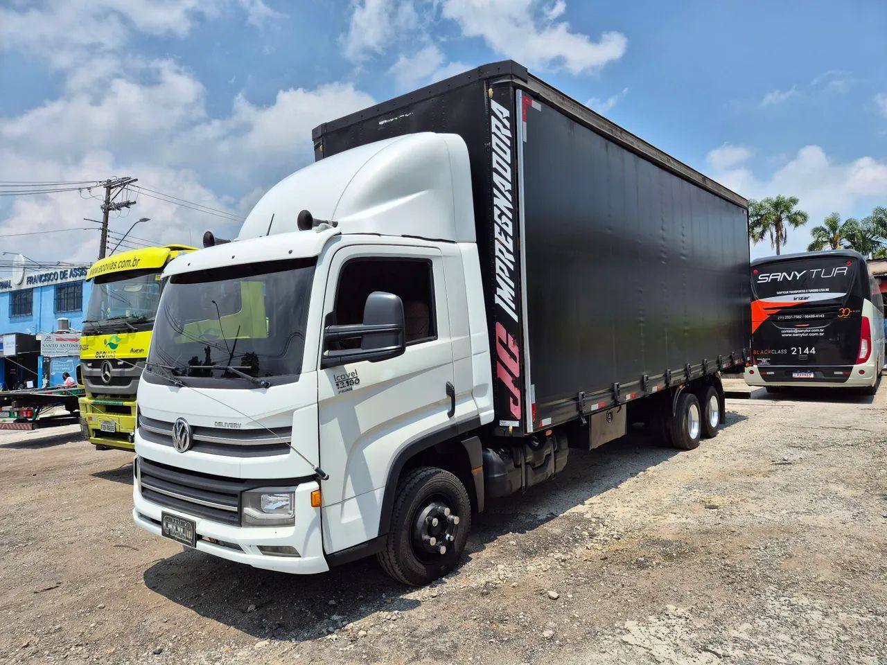 Vw 13180 2022 bau sider 3/4 trucado super novo