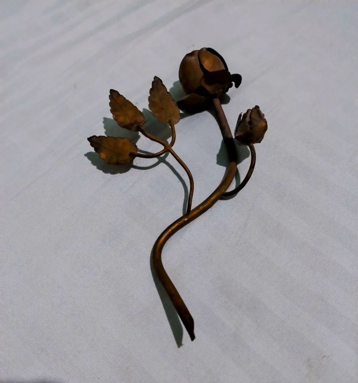 Pacote Castiçais de metal vintage + Acessórios de Decoração antiguidades - Foto 5