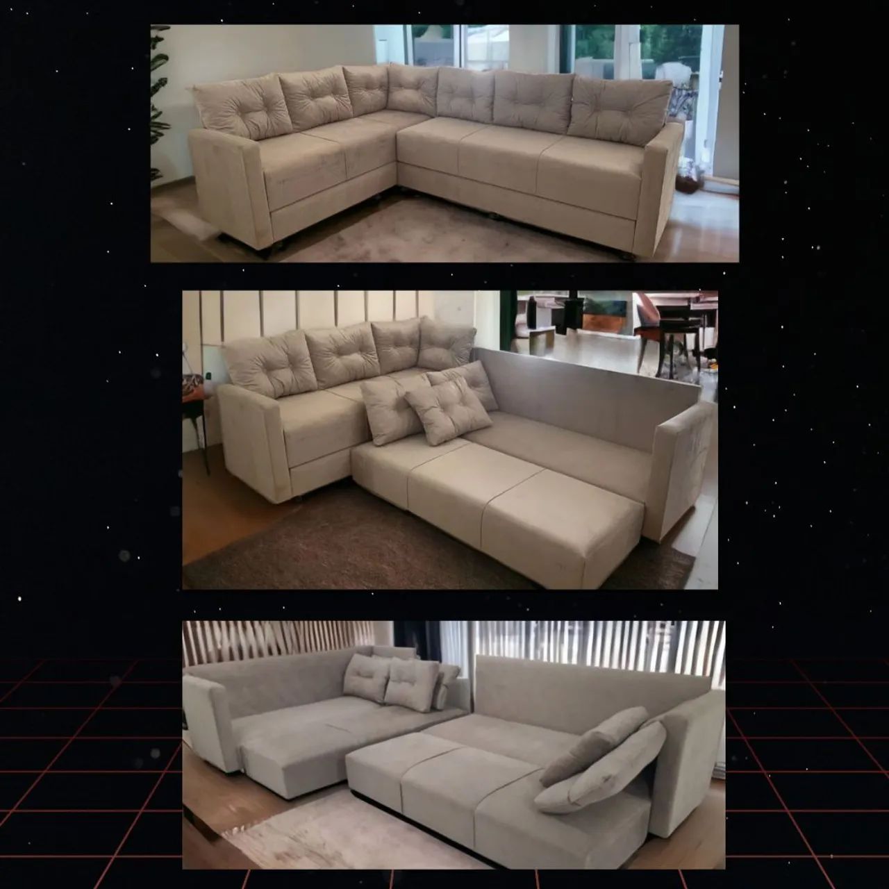 SOFÁS LINDOS e NOVOS à partir de R$ 599,99, IMPERDÍVEL! - Foto 5