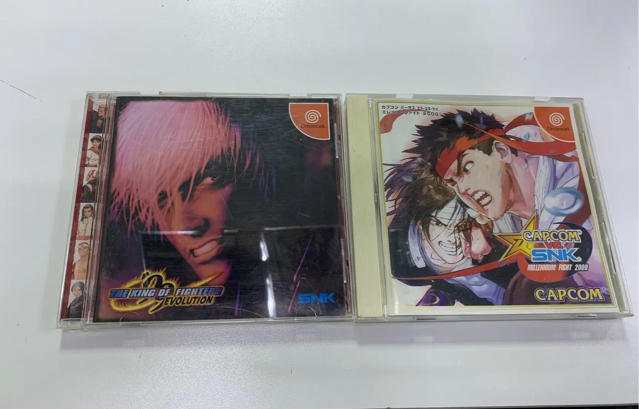 Jogos Dreamcast King of Fighters Evolution e Capcom vs SNK - Foto 2