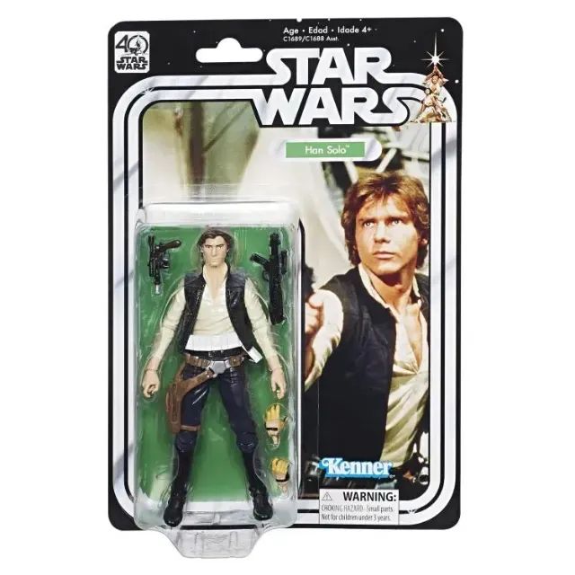 Boneco Star Wars 40 anos - Edição Limitada - Hasbro - Han Solo