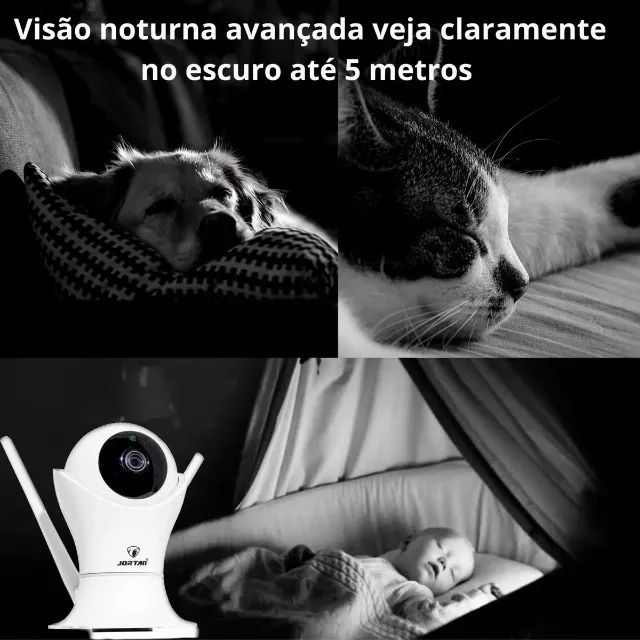 Câmera IP Jortan 8165hp Ipc360 Hd Wifi Fácil Instalação - Foto 2