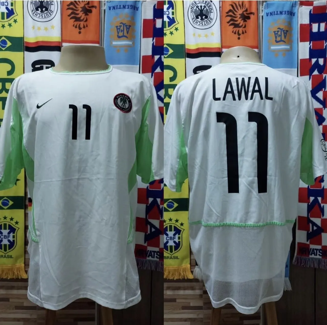 Nigéria 2002 branca versão jogo dupla tela GG