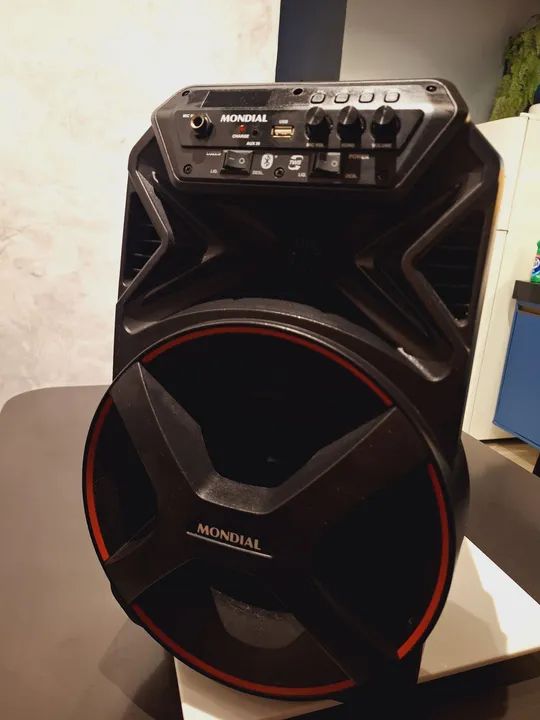 Caixa de Som Portátil Mondial CM-250 250W Bluetooth - Nova - Foto 3