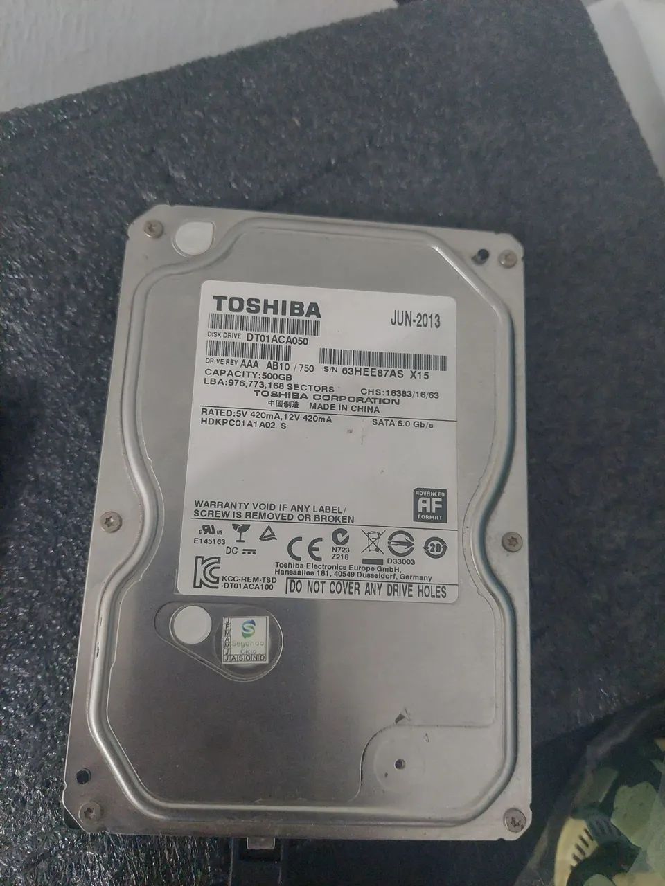 HD Toshiba 500GB - Foto 2