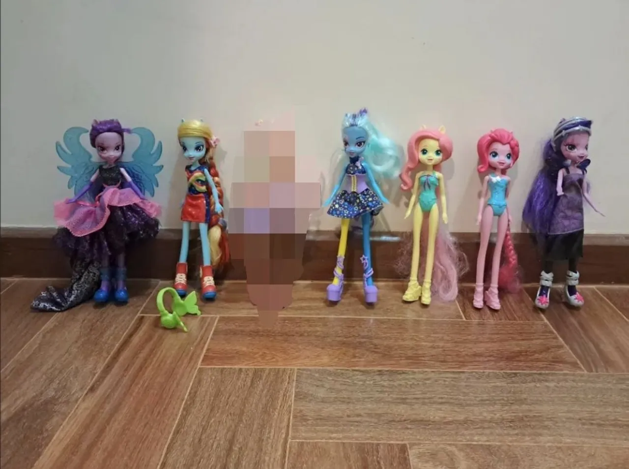 Lote de Bonecas My Little Pony Equestria Girls - 7 Peças