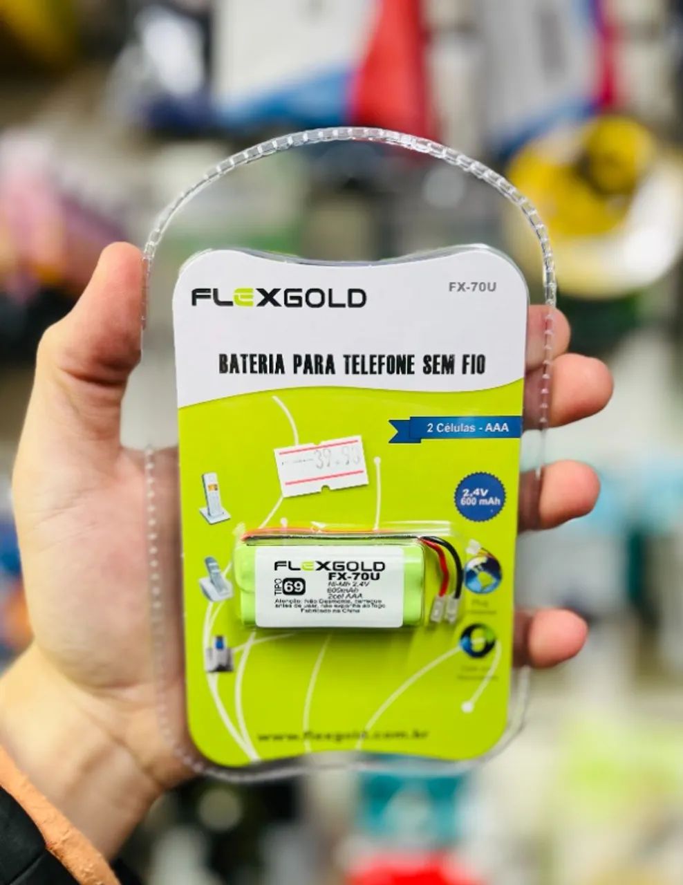 Bateria Para Telefone Sem Fio