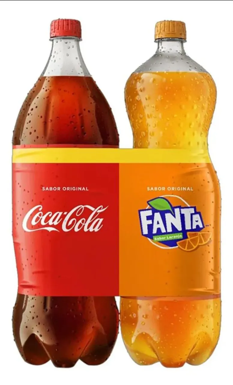 Refrigerantes Coca-Cola e Fanta - 2 Litros