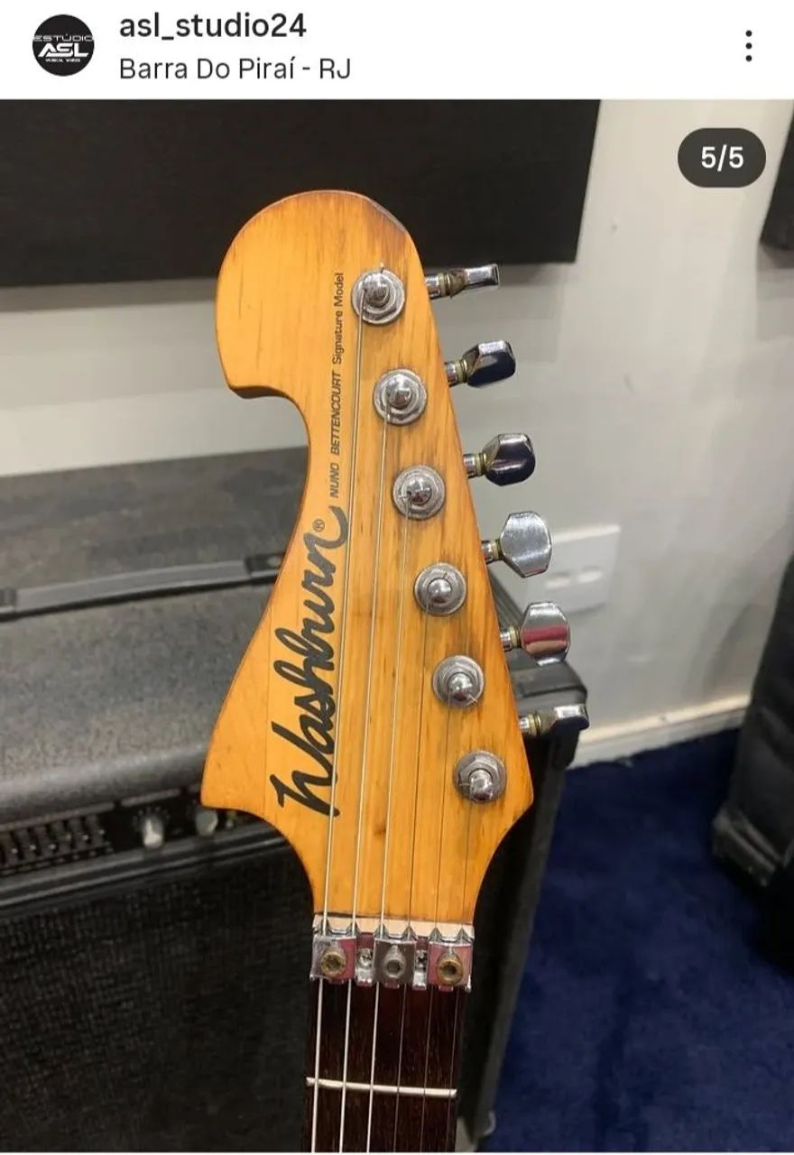 美品レアWashburn N2 Nuno L500 3TS サンバースト WASHBURN N2-Nuno Bettencourt 【USED 3.03kg】 ワッシュバーン