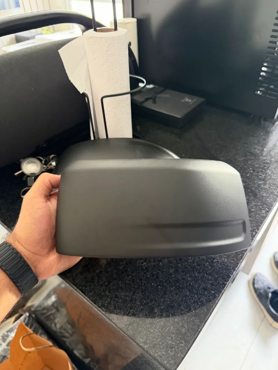 Capa Retrovisor Rampage 2023-2025 preto fosco - Foto 2